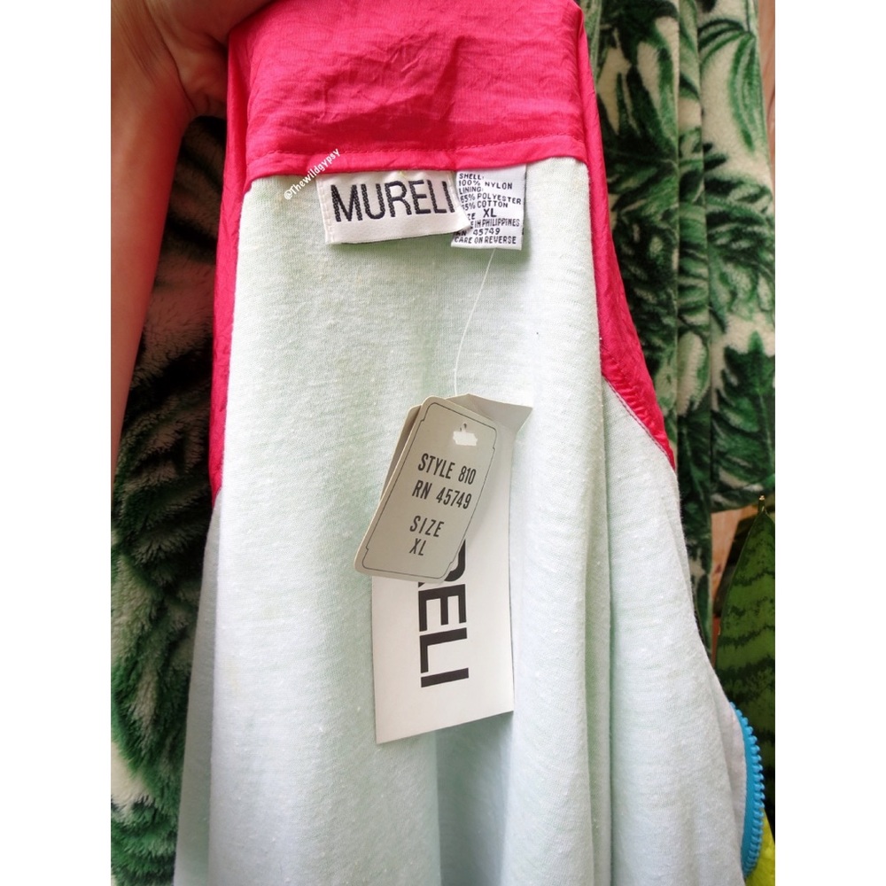 NEW Vintage 80s vibrant track suit set 🍃 - Picture 5 of 8